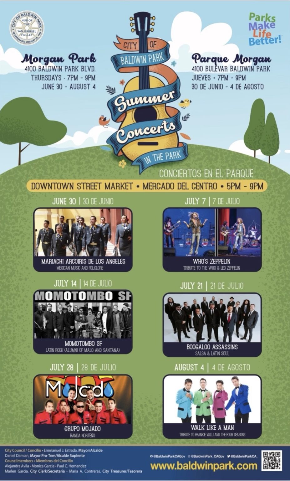 City of Baldwin Park Summer Concerts in the Park Boogaloo Assassins